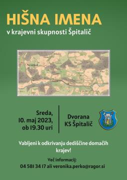 Stara hišna imena na območju KS Špitalič